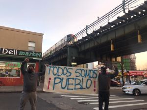 Indígenas latinos residentes en Nueva York se manifiestan para exigir protección a sus comunidades