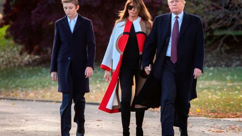 La familia Trump.