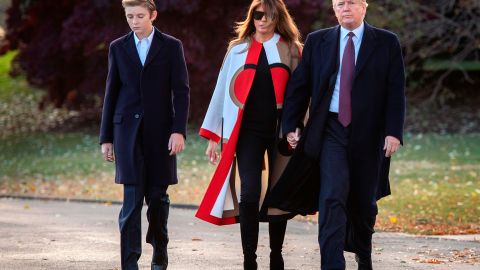 La familia Trump.