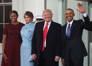 Trump vence por fin a Obama, pero Michelle triunfa ante Melania