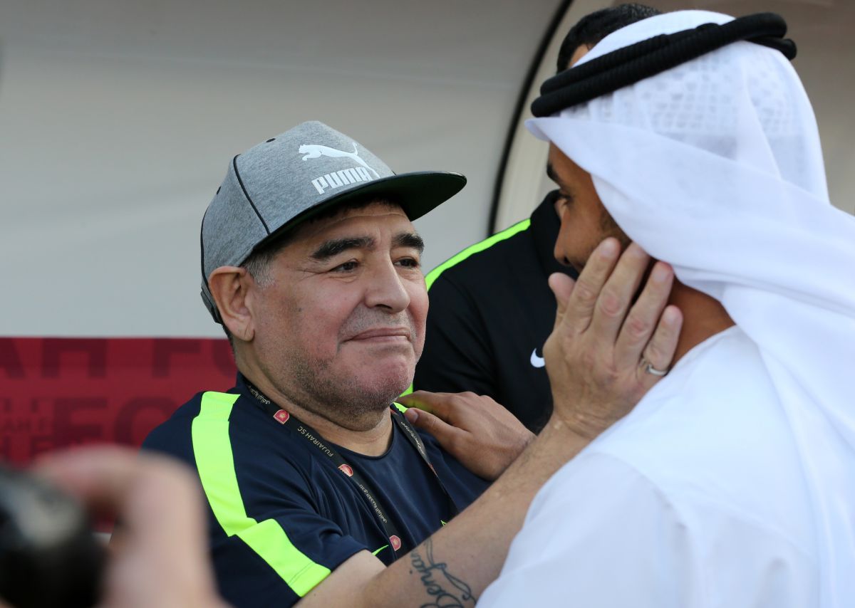 Diego Maradona amasó una fortuna mientras dirigió en los Emiratos Árabes.