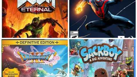 Marvels Spider Man Miles Morales Doom Eternal Sackboy A Big Adventure Dragon Quest XI S Fitness Boxing 2 Rhythm & Exercise