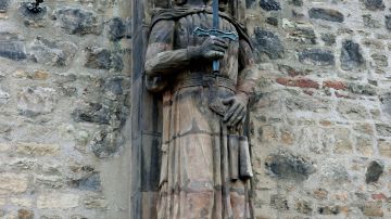 Estatua medieval dedicada a Roland.