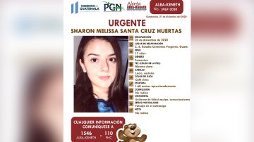 Sharon Santa Cruz Huertas desaparecida