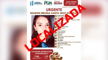 Sharon Santa Cruz localizada