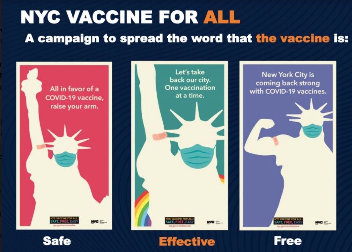 “Segura, fácil y gratis”: El claro mensaje de la Alcaldía a los neoyorquinos sobre la vacuna