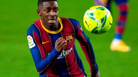 Lo único bueno para el Barcelona fue la reaparición de Osumane Dembelé.
