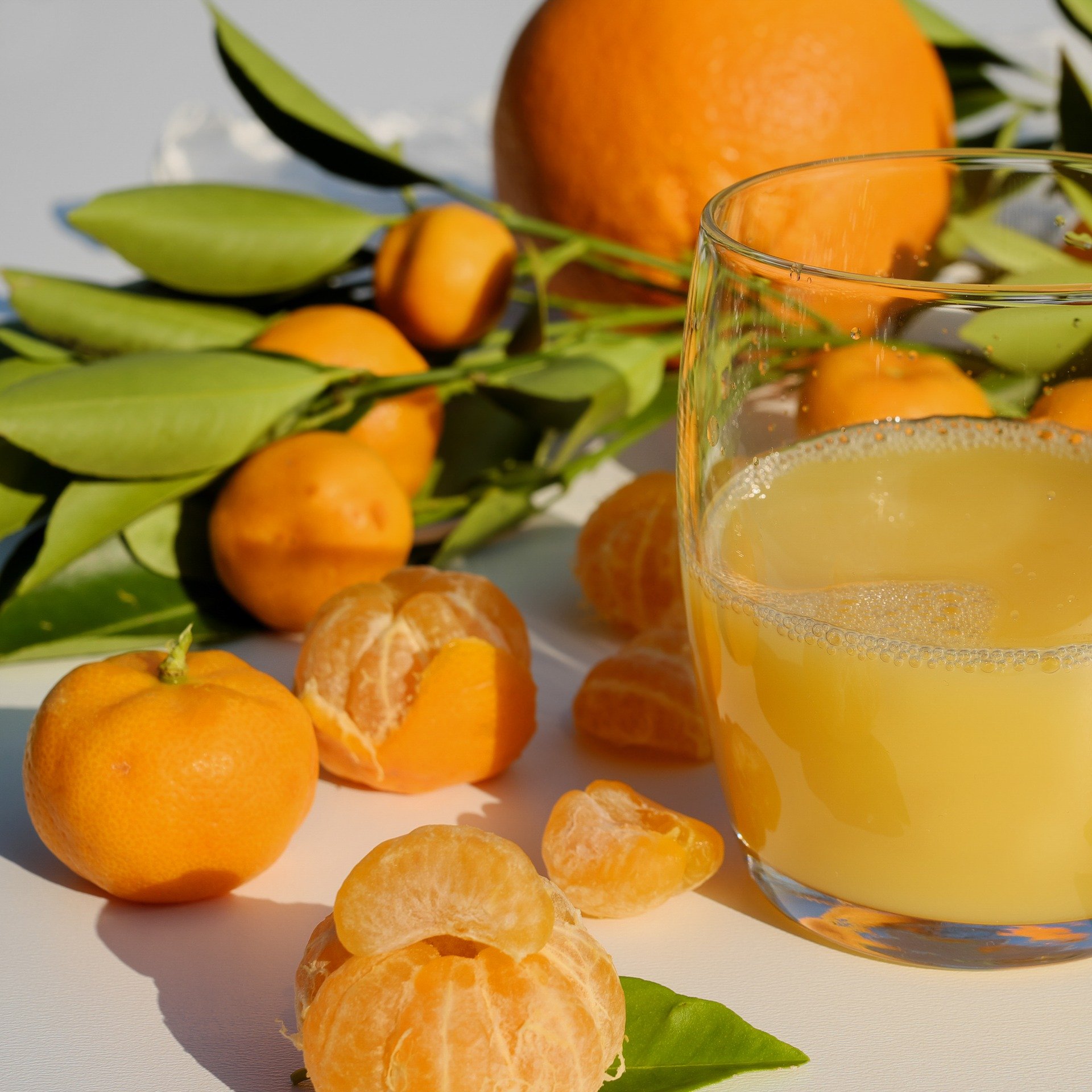 Jugo de mandarina