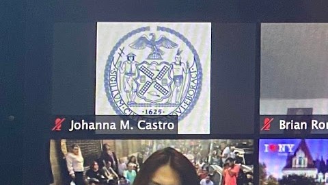 Activistas y funcionarios durante la discusión que busca la derogatoria de la prohibición “Walking While Trans”.