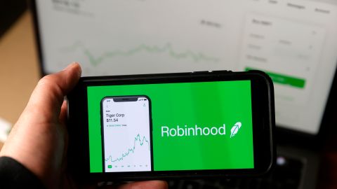 Robinhood, aplicación financiera.