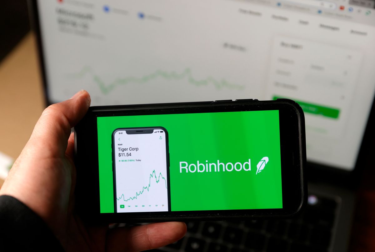 Robinhood, aplicación financiera.