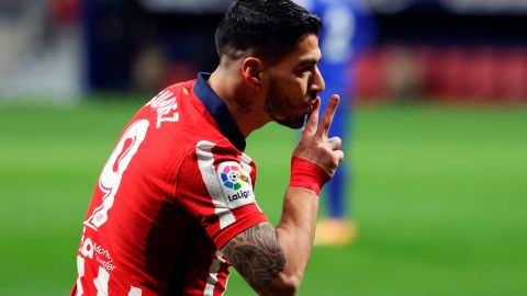 Luis Suárez le dio otra dimensión al ataque del cuadro colchonero.