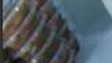 La mesera escribió esta nota al niño para saber si estaba bien.