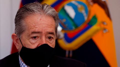 El ministro ecuatoriano Juan Carlos Zevallos.