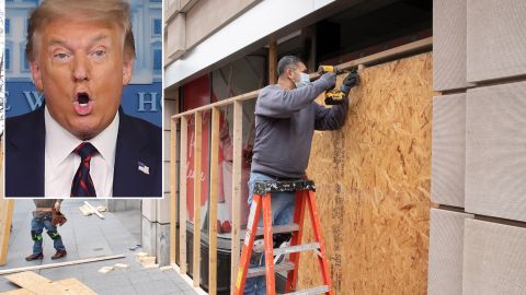 El presidente Trump ha instado a sus seguidores a manifestarse este miércoles.