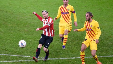 Athletic vs. Barcelona en su último enfrentamiento en La Liga.