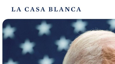 La Administración Joe Biden relanzó el sitio web de la Casa Blanca en español.