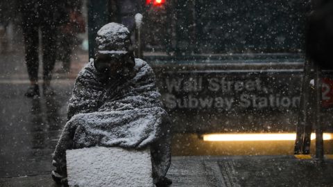 Se espera una acumulación de hasta tres pulgadas de nieve.