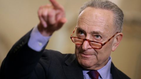 El líder de la mayoría en el Senado, Charles Schumer.