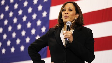 La vicepresidenta Kamala Harris.