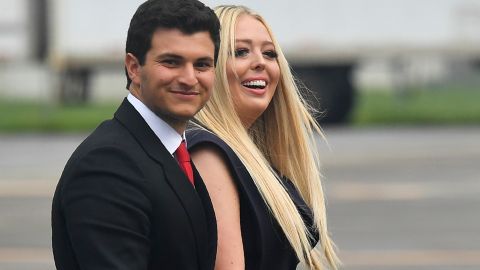 Michael Boulos y Tiffany Trump.