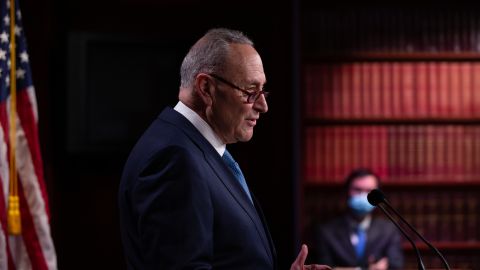 El líder demócrata en el Senado, Charles Schumer.