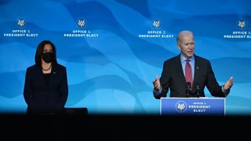 El presidente electo Joe Biden y la vicepresidenta electa Kamala Harris.
