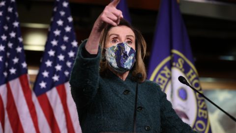 Portavoz de democratas en la Camara de Representantes Nancy Pelosi