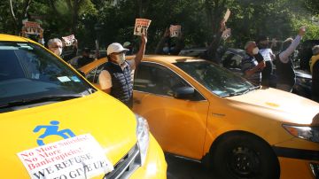 Marchas, caravanas y protestas ha sido la ruta de los trabajadores del volante en los últimos años (Foto: F. Martínez)
