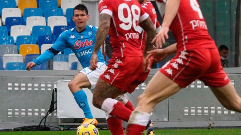 Hirving Lozano sigue brillando con luz propia en la Serie A.