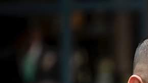 La pareja mexicana antes y después del ataque.