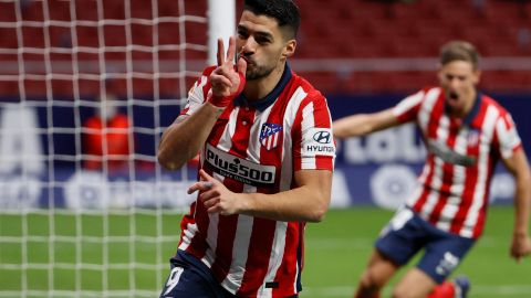 Luis Suárez volvió a ser factor en el triunfo colchonero.