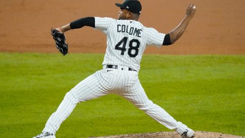 El lanzador en su paso por los White Sox.