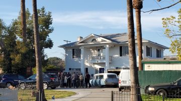 La casa de los horrores en Fresno al ser allanada el jueves.