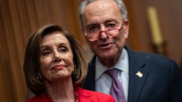 Pelosi y Schumer, líderes demócratas en el Congreso, 2019.