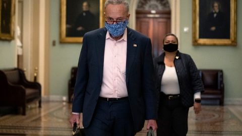 El líder de la mayoría en el Senado, Chuck Schumer.