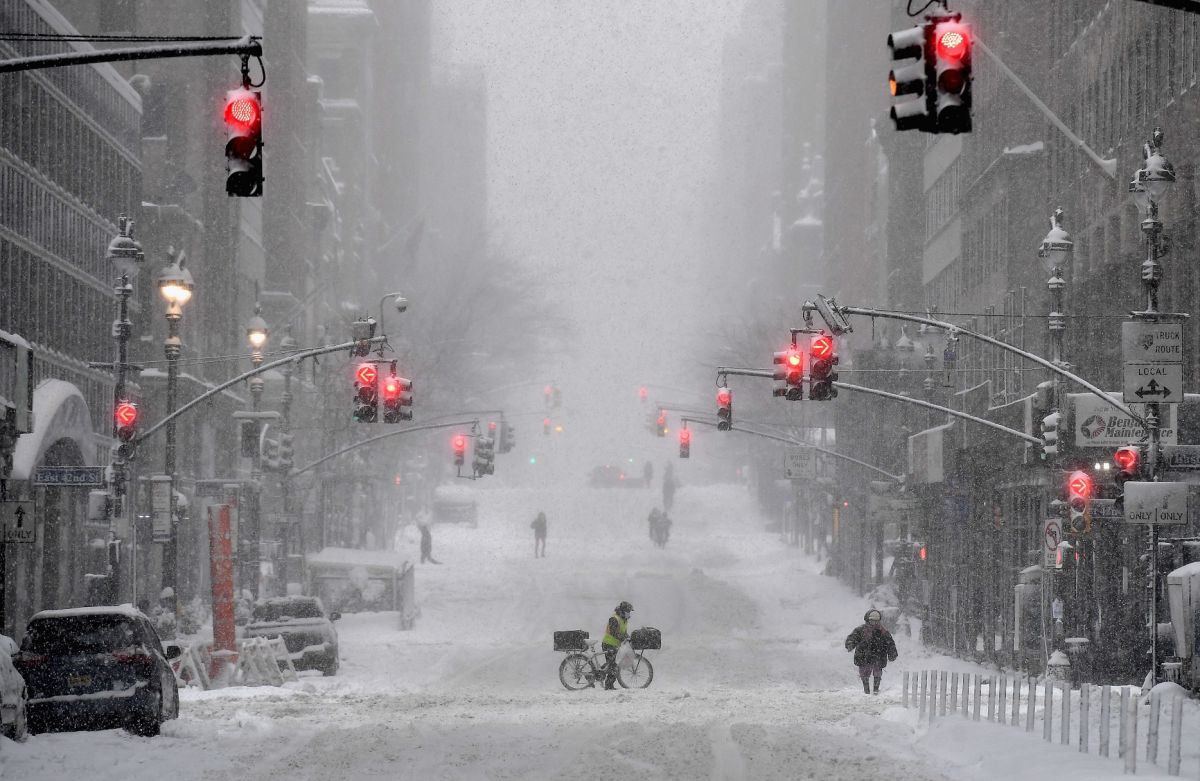 new york city snow storm pictures