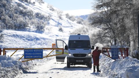 Nieve en Escocia