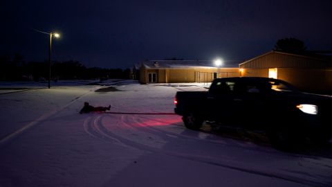 Tormenta de nieve y bajas temperaturas en Texas