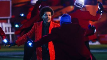 The Weeknd en el Halftime del Super Bowl LV.