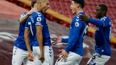 James Rodríguez y Richarlison