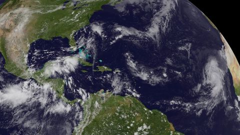 El océano Atlántico desde el espacio.