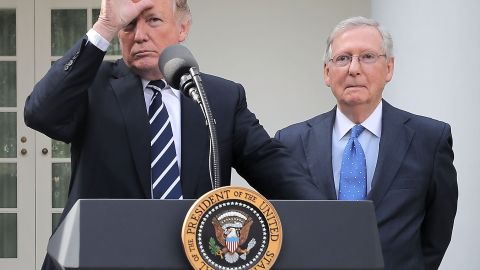 La relación entre Donald Trump y Mitch McConnell no ha sido fácil.