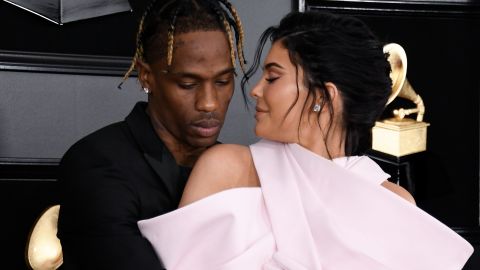 Travis Scott y Kylie Jenner.