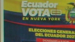 Juan Tito, un trabajador de la construcción ecuatoriano acudió al Consulado de su país a resolver dudas sobre los comicios.