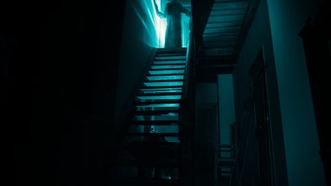 Una misteriosa figura aparece y desaparece ante los ojos de dos exploradores en una residencia de ancianos abandonada.