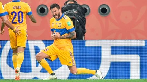 Andre Pierre Gignac, goleador de los Tigres de la UANL.