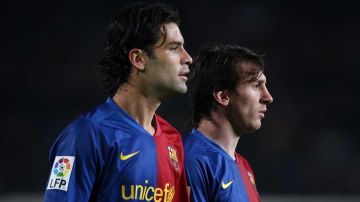 Cuando Rafa Márquez y Leo Messi compartieron vestuario en el FC Barcelona.