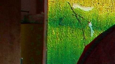 El cuadro permaneció arrumbado en su casa por más de una década.
