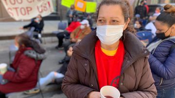 La inmigrante Rubiela Correa lleva ya más de una semana en huelga de hambre